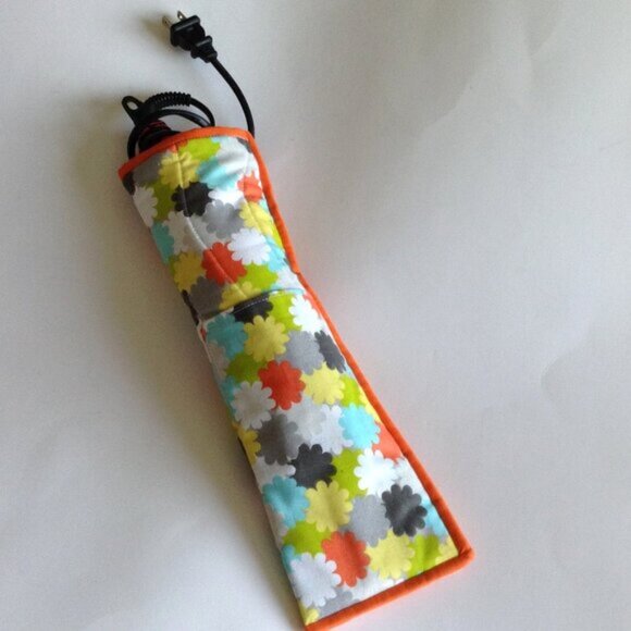 Handmade Makeup Cosmetic Bag Sunglass Case Curling Iron Bag Holder Vacation - Picture 8 of 9